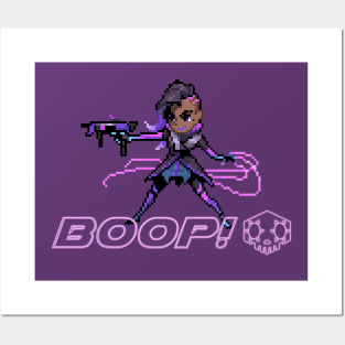 Overwatch - 16-Bit Sombra Quote Posters and Art